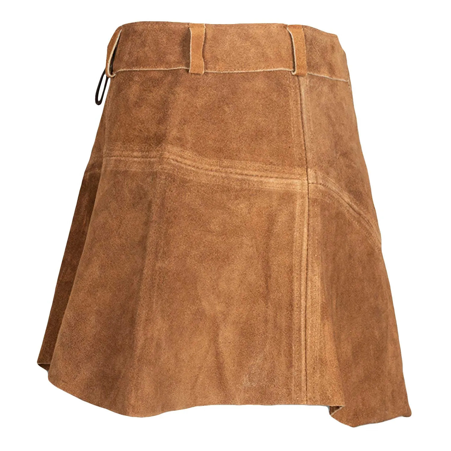 Nuala Leather Skirt - Suede