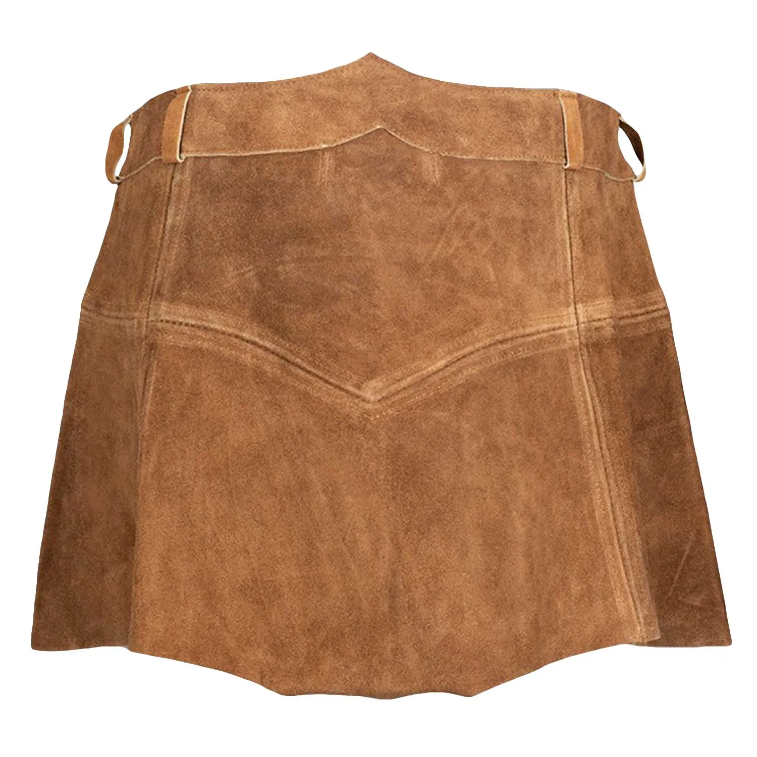 Nuala Leather Skirt - Suede