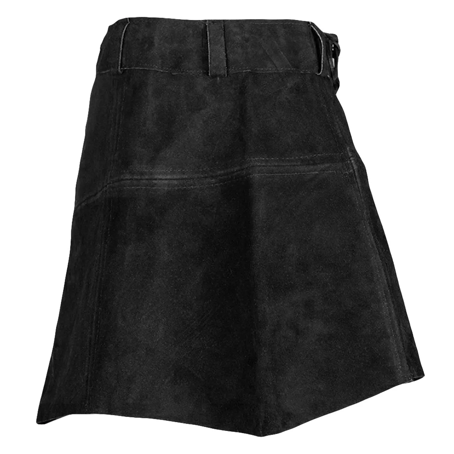 Nuala Leather Skirt - Suede