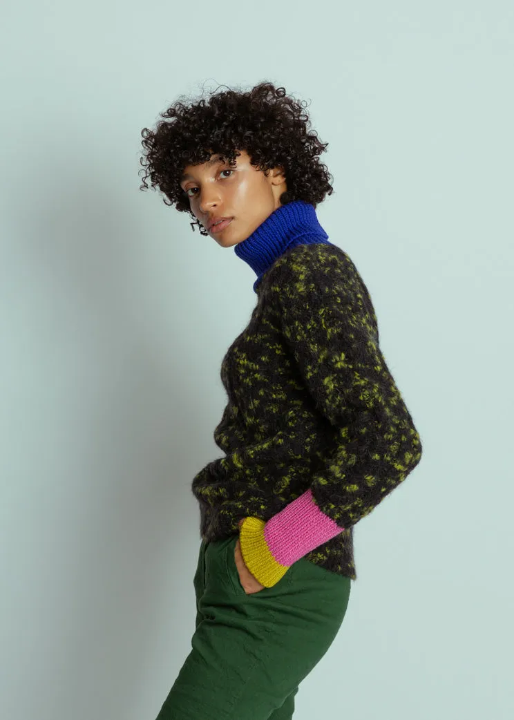 Odeeh Color Block Patch Sweater