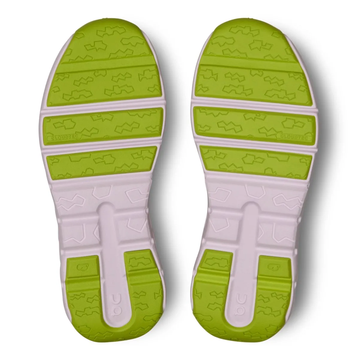 On Running Girl's (Preschool) Cloudleap Mauve/Kiwi