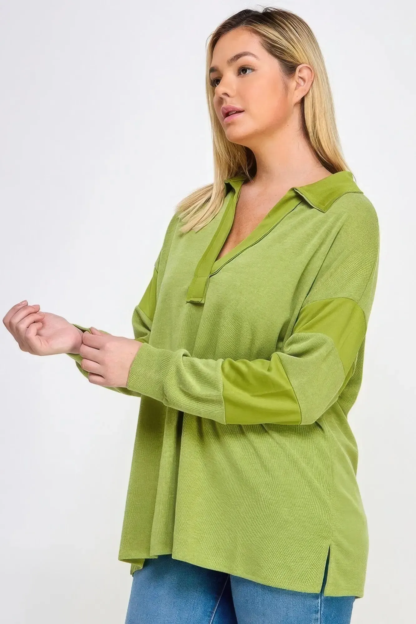 Plus Rugby Ribbed Polo