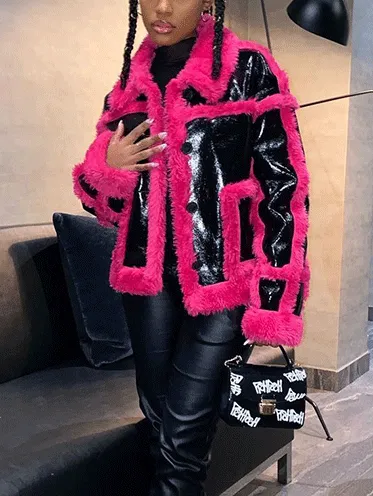 PU Charming Cropped Jacket