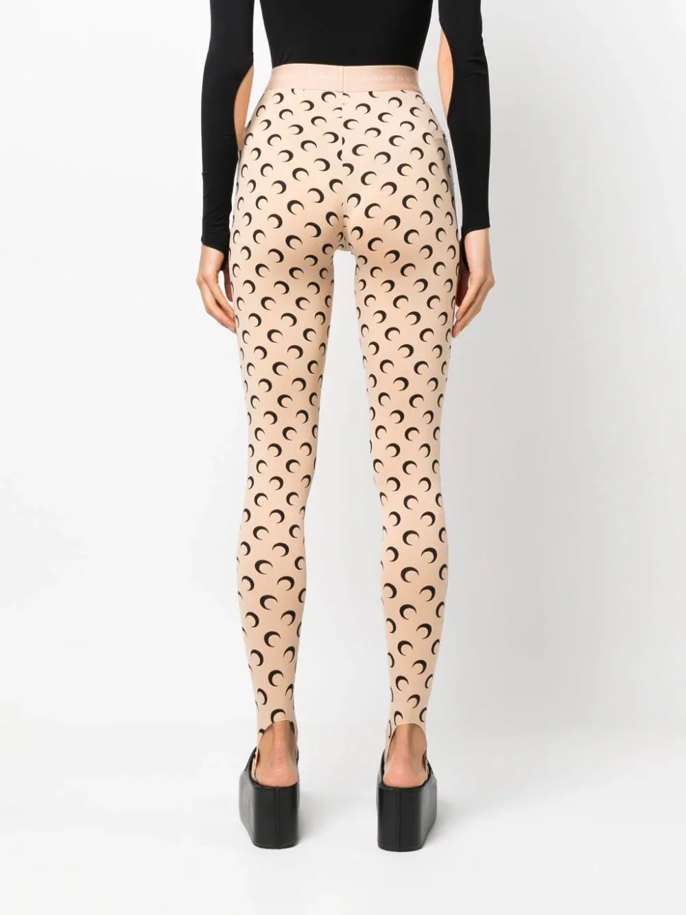 Regenerated All Over Moon Jersey Leggings