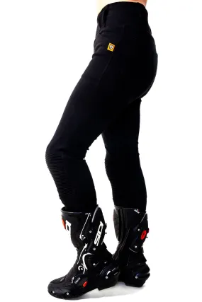 RIBBED KNEE - Ladies Motorcycle Leggings