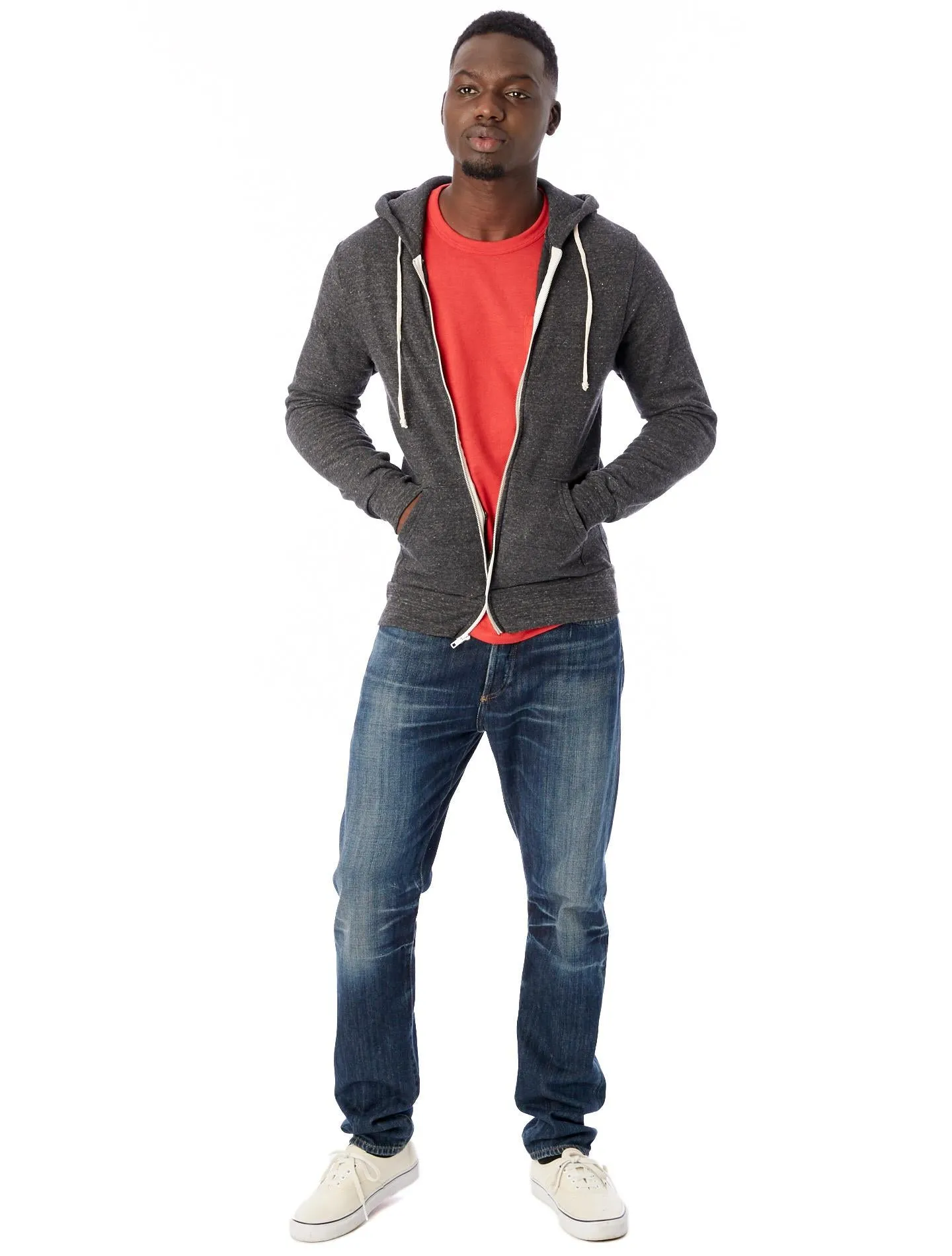 Rocky Eco-Fleece Zip Hoodie (Eco Black)