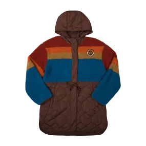 Roll The Dice Sherpa Puffer Jacket