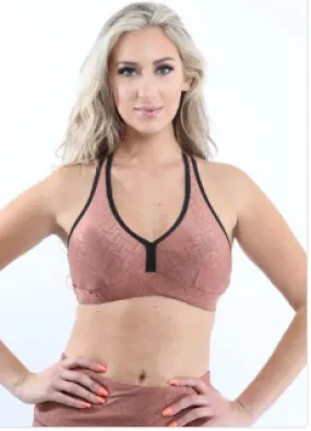 Roma Activewear Sports Bra - Copper