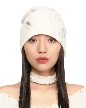 [RURU] Seasonless FISH LETTERING BEANIE (CREAM)