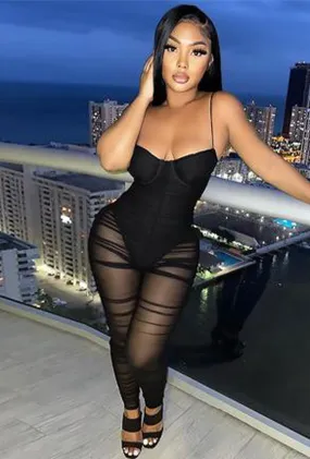 SADE - RUCHED BODICE BODYSUIT
