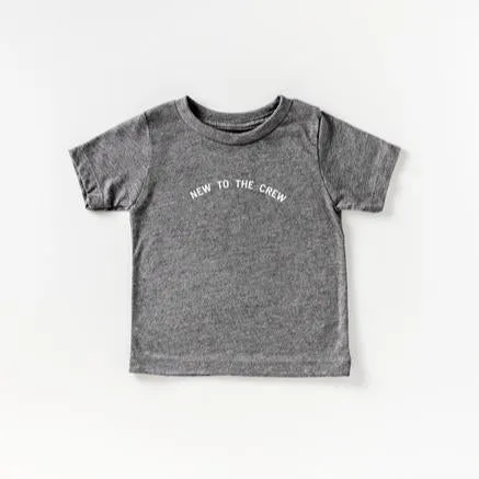 Saved by Grace Co. New to the Crew Bodysuit (Heather Gray)