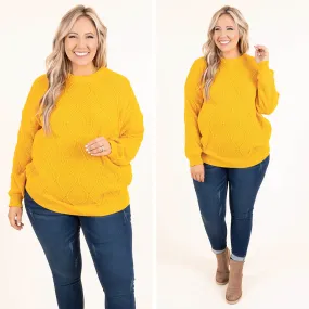 Say It Slow Tunic, Mustard