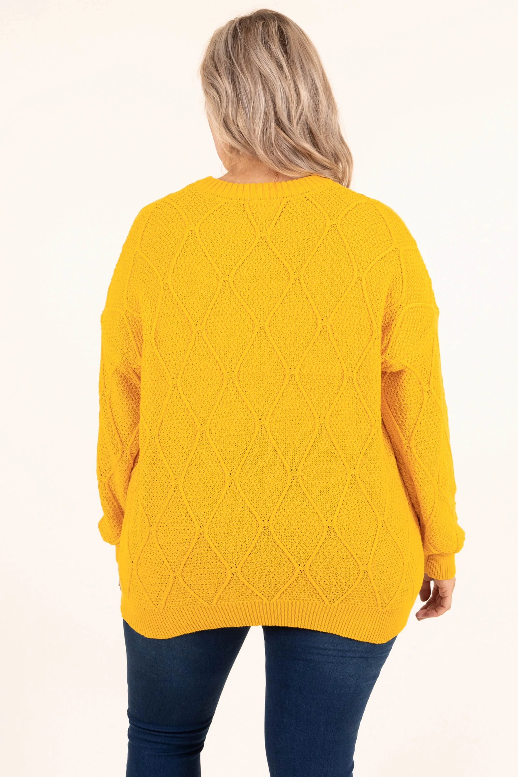 Say It Slow Tunic, Mustard