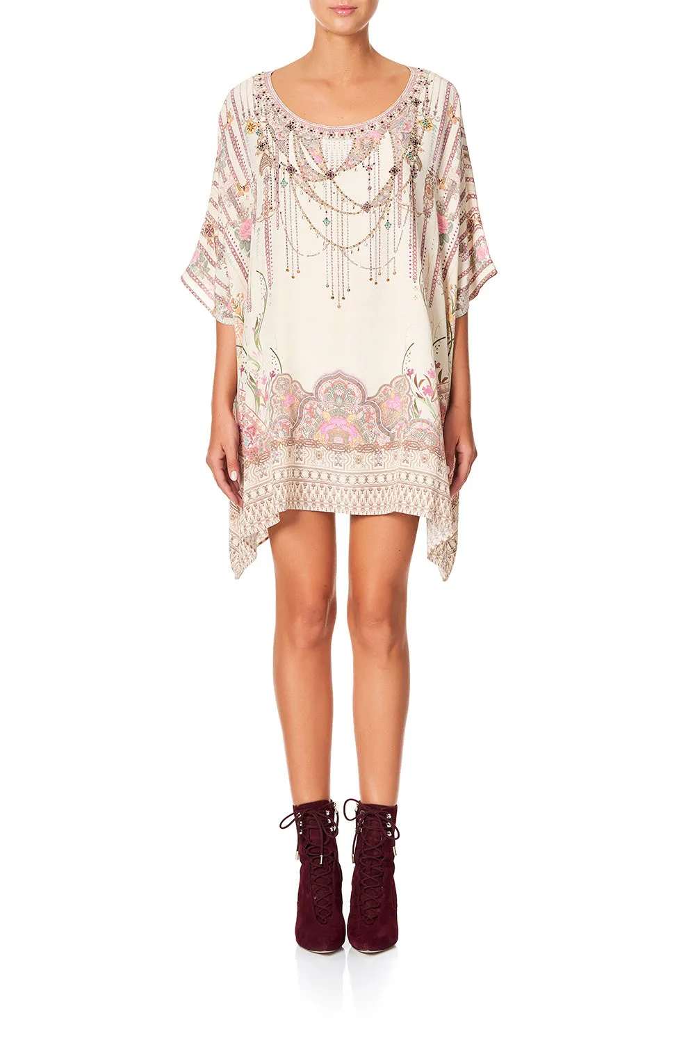 SHORT ROUND NECK KAFTAN GOLDEN AGE