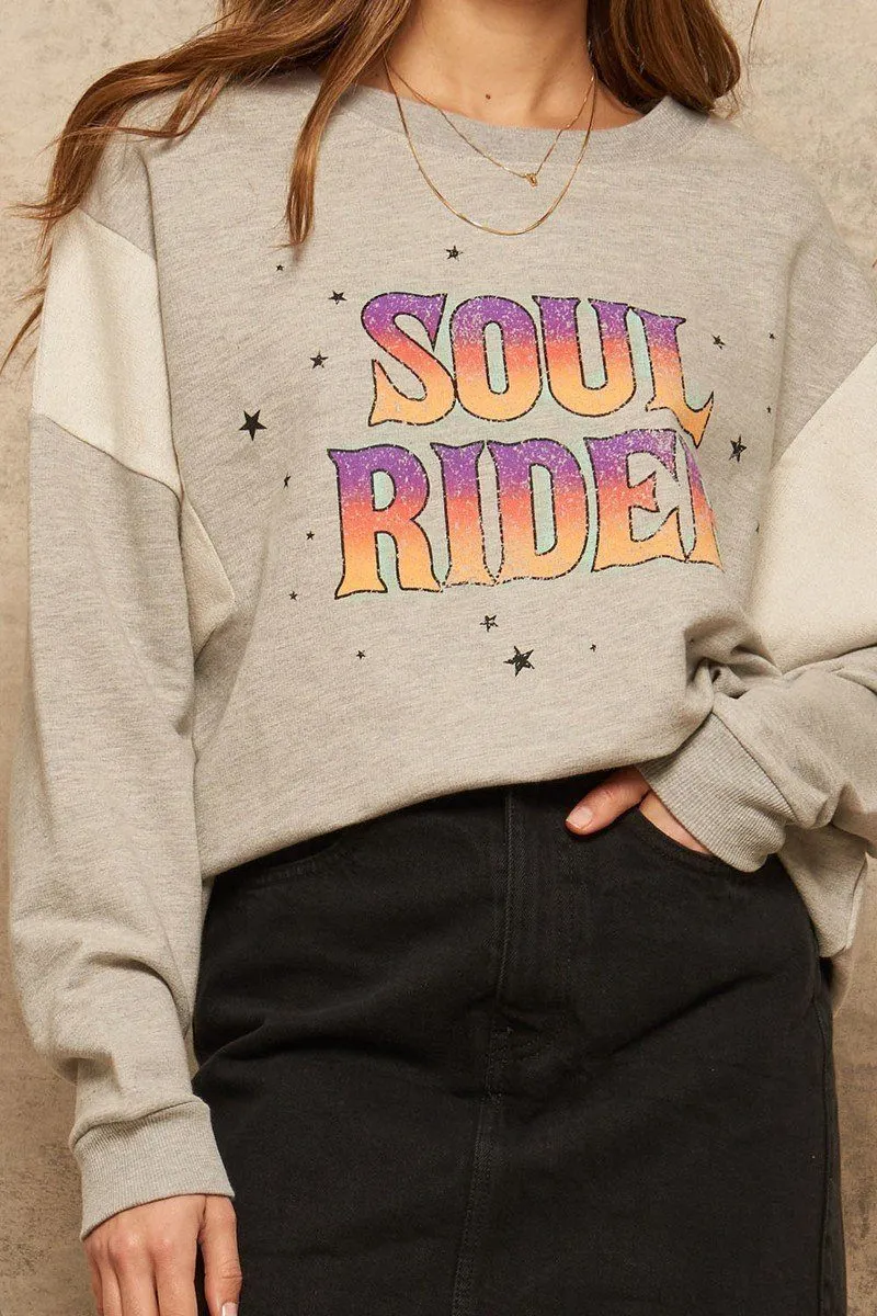 Soul Rider French Terry Graphic Sweatshirt