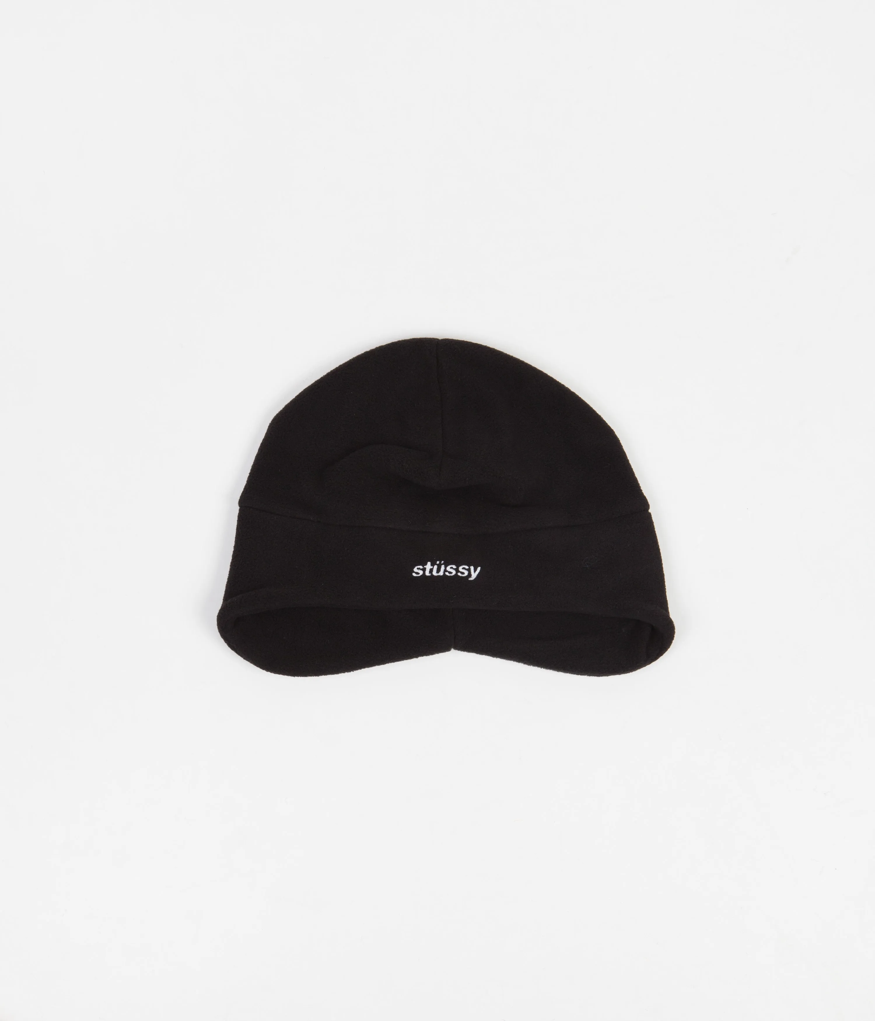 Stussy Polar Fleece Liner Beanie - Black