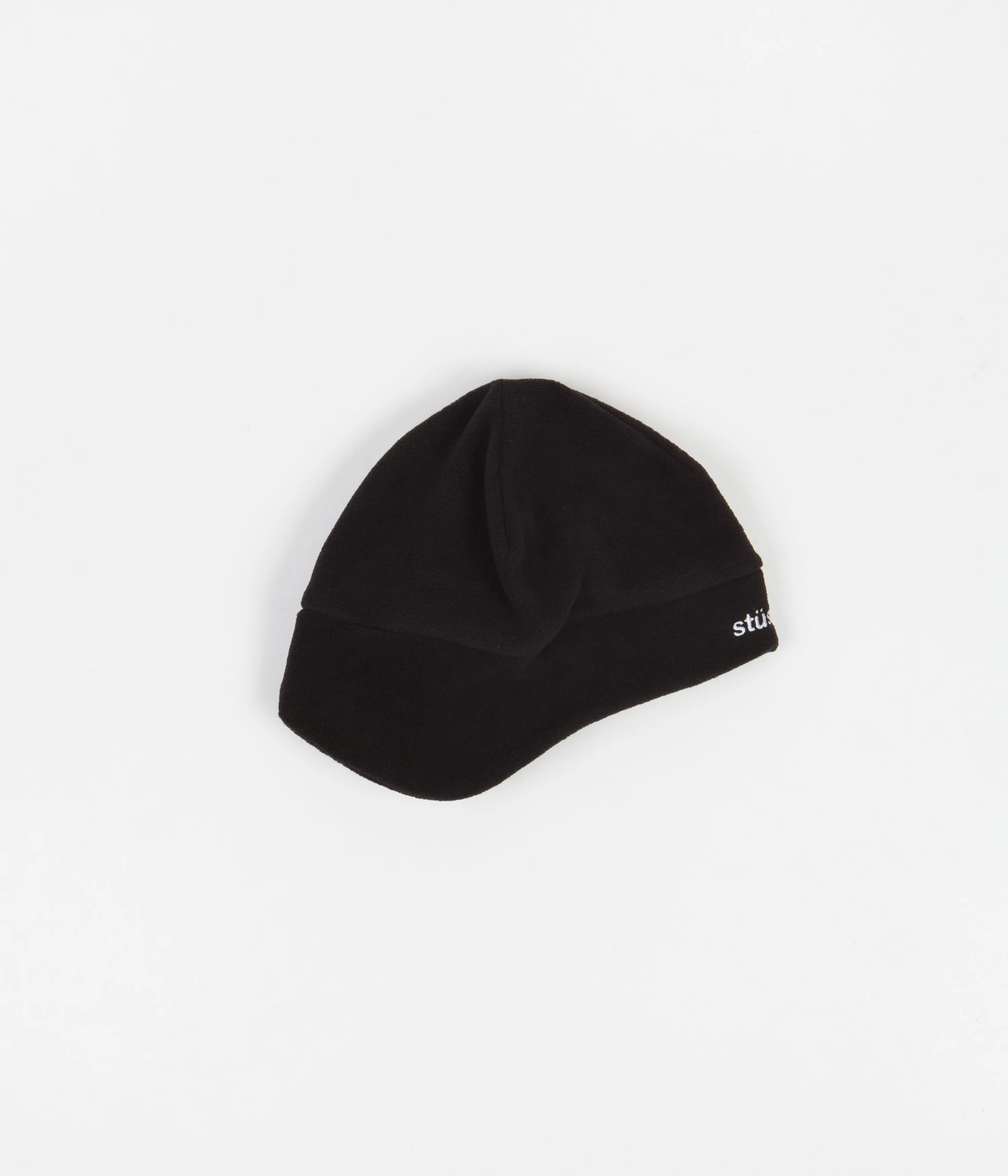 Stussy Polar Fleece Liner Beanie - Black