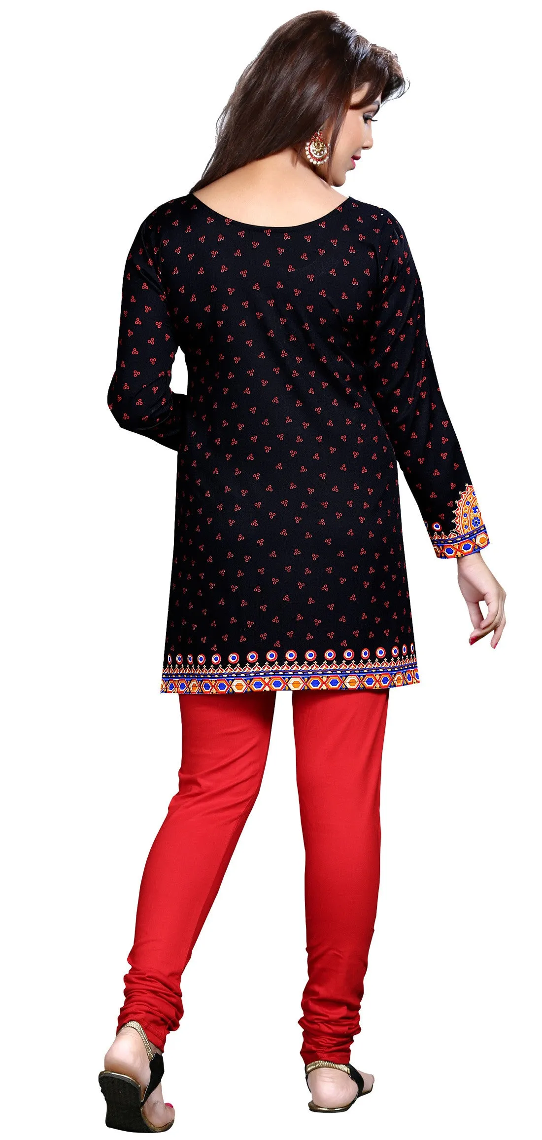 Stylish Black Kurti for Women Short – Elegant Indian Kurti