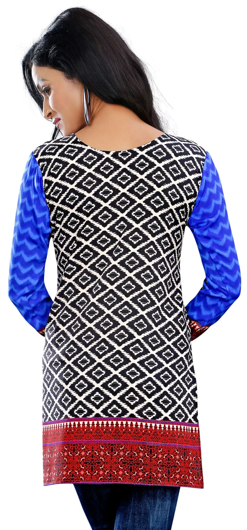 Stylish Blue Kurti Indian Wear – Trendy Short Kurti for Women