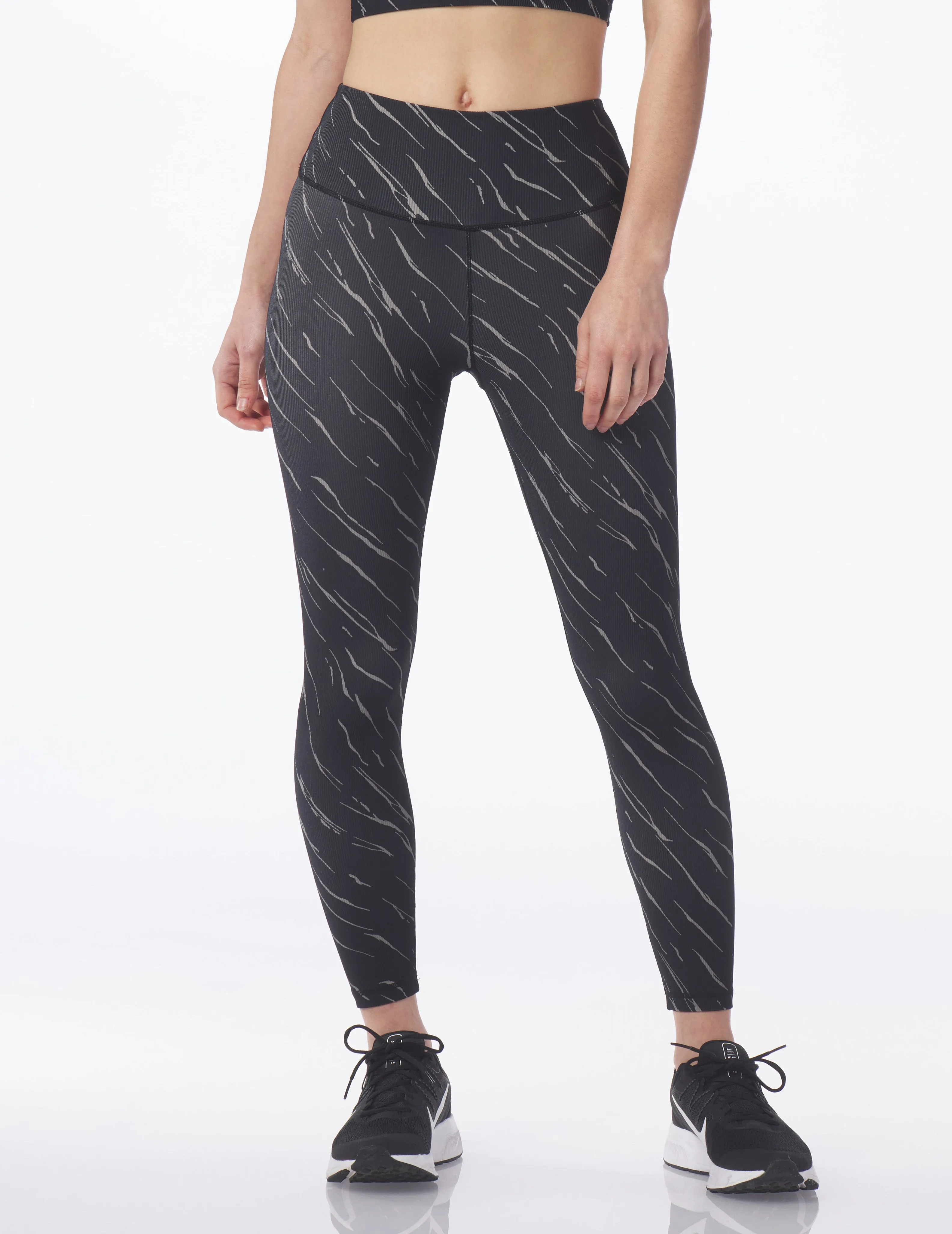 Sultry 7/8 Legging: Black Streaking Tiger