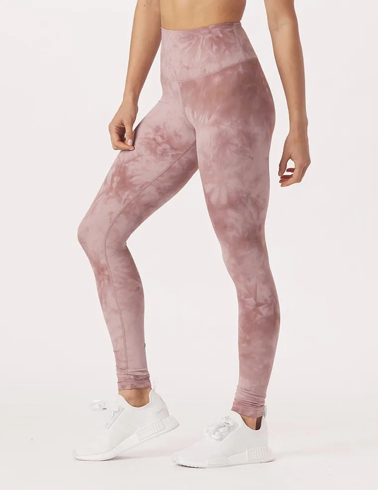 Sultry Legging: Lavender Bark Tie-Dye
