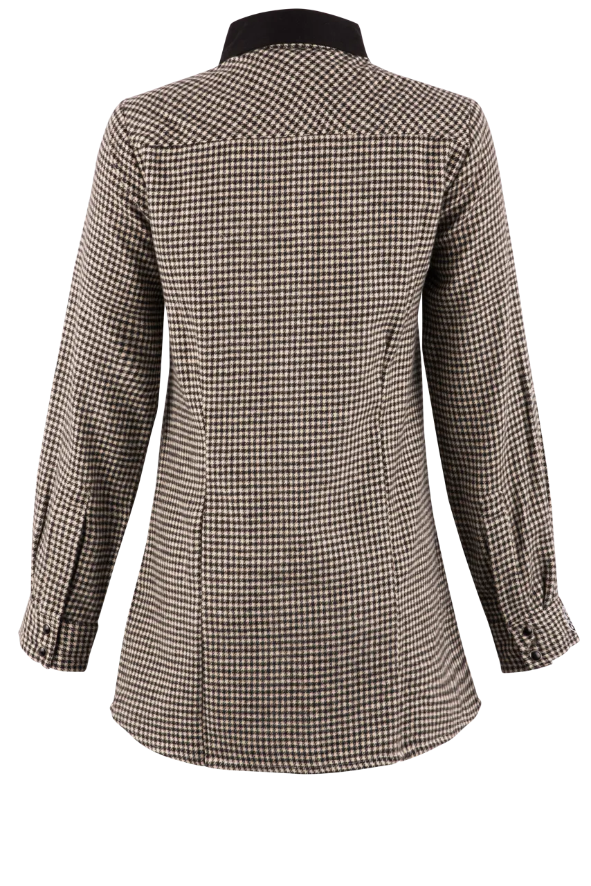 Tasha Polizzi Tall Grass Houndstooth Shirt