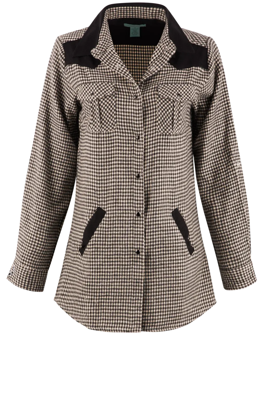 Tasha Polizzi Tall Grass Houndstooth Shirt