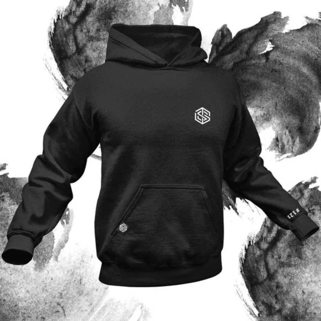 Technostoff Crew Premium Hoodie (schwarz)