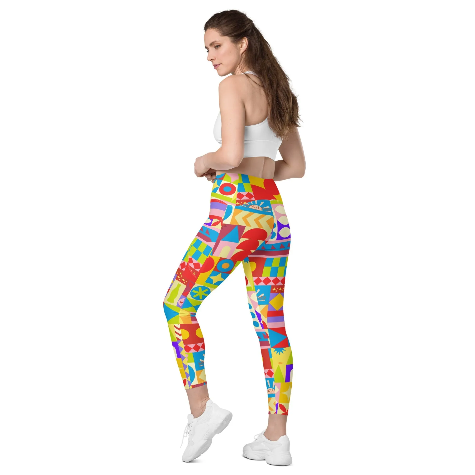 Theme Park Cup Leggings with pockets