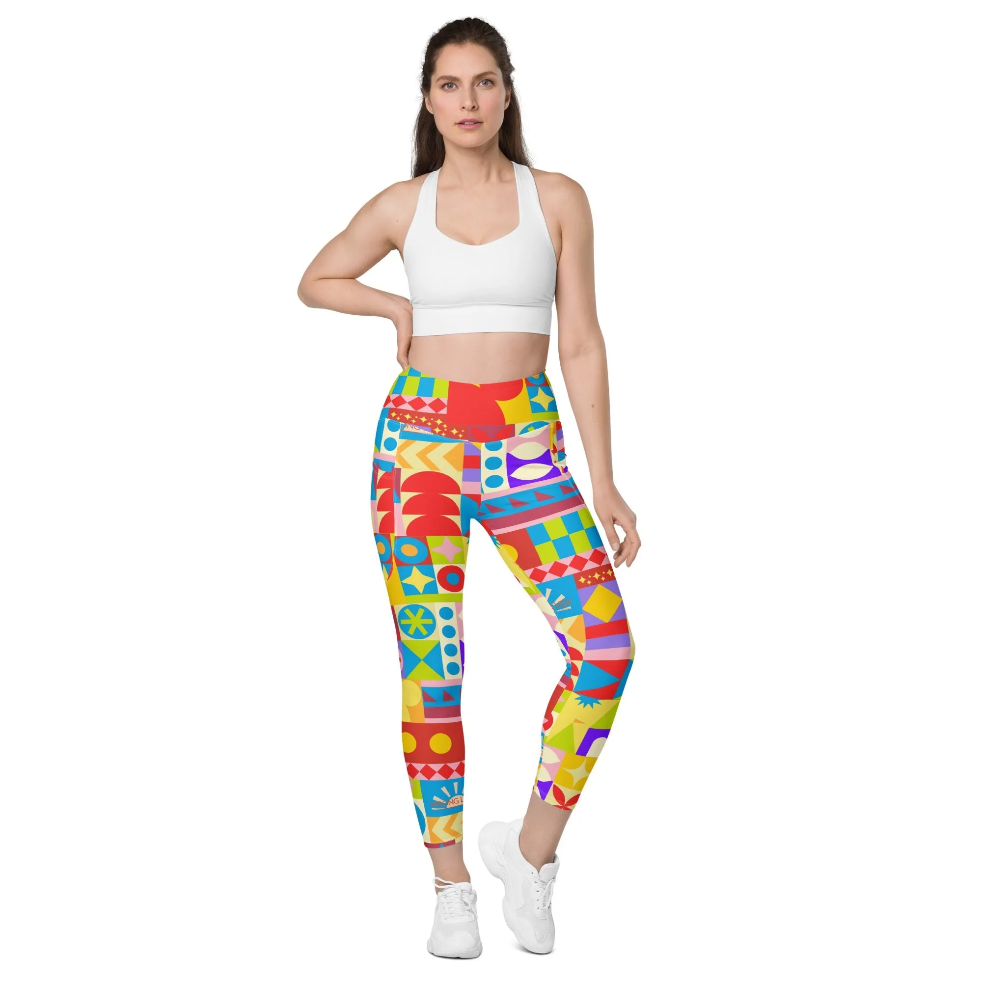 Theme Park Cup Leggings with pockets