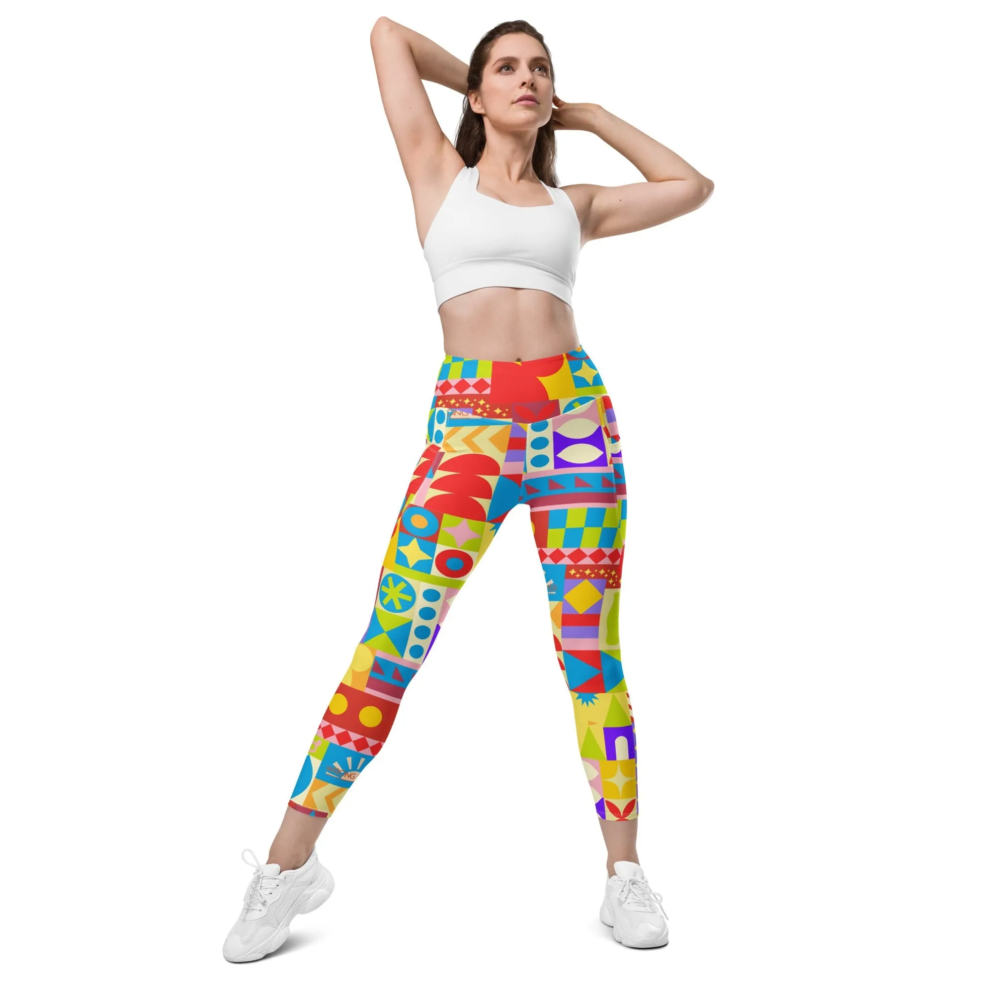 Theme Park Cup Leggings with pockets