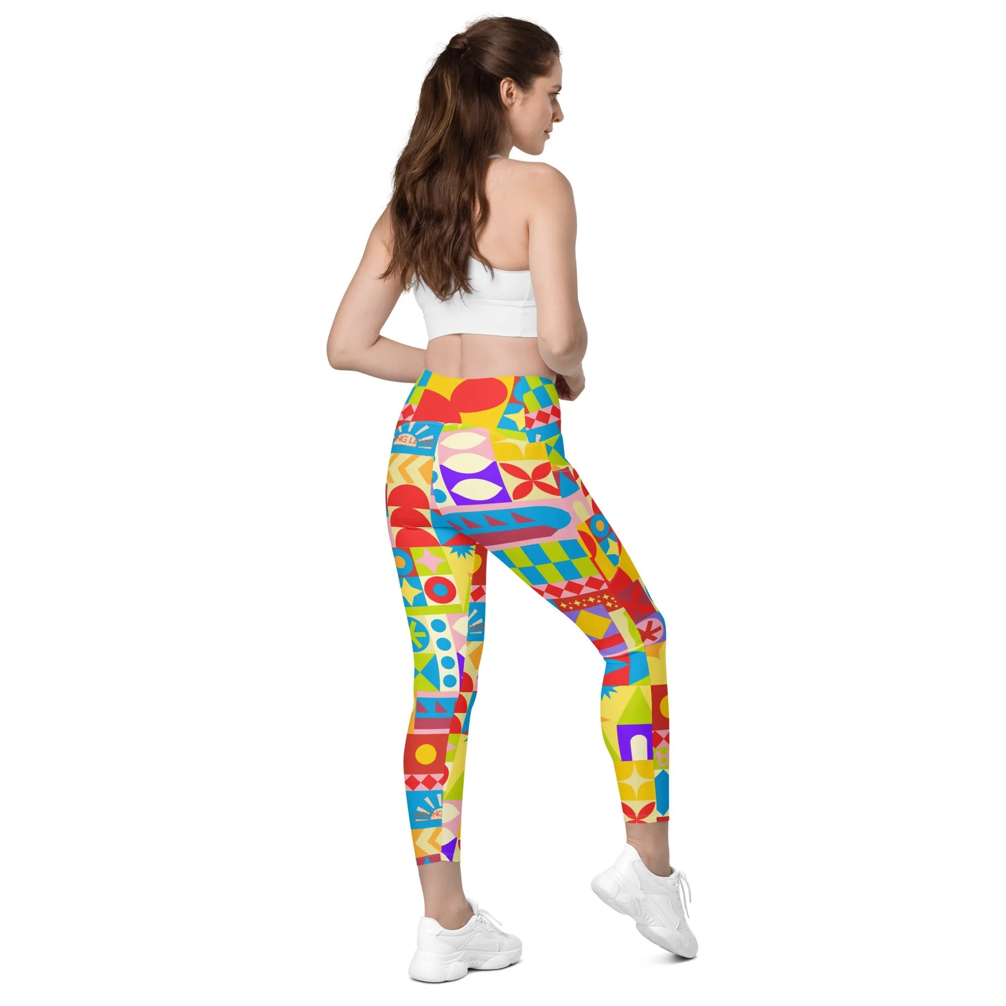 Theme Park Cup Leggings with pockets