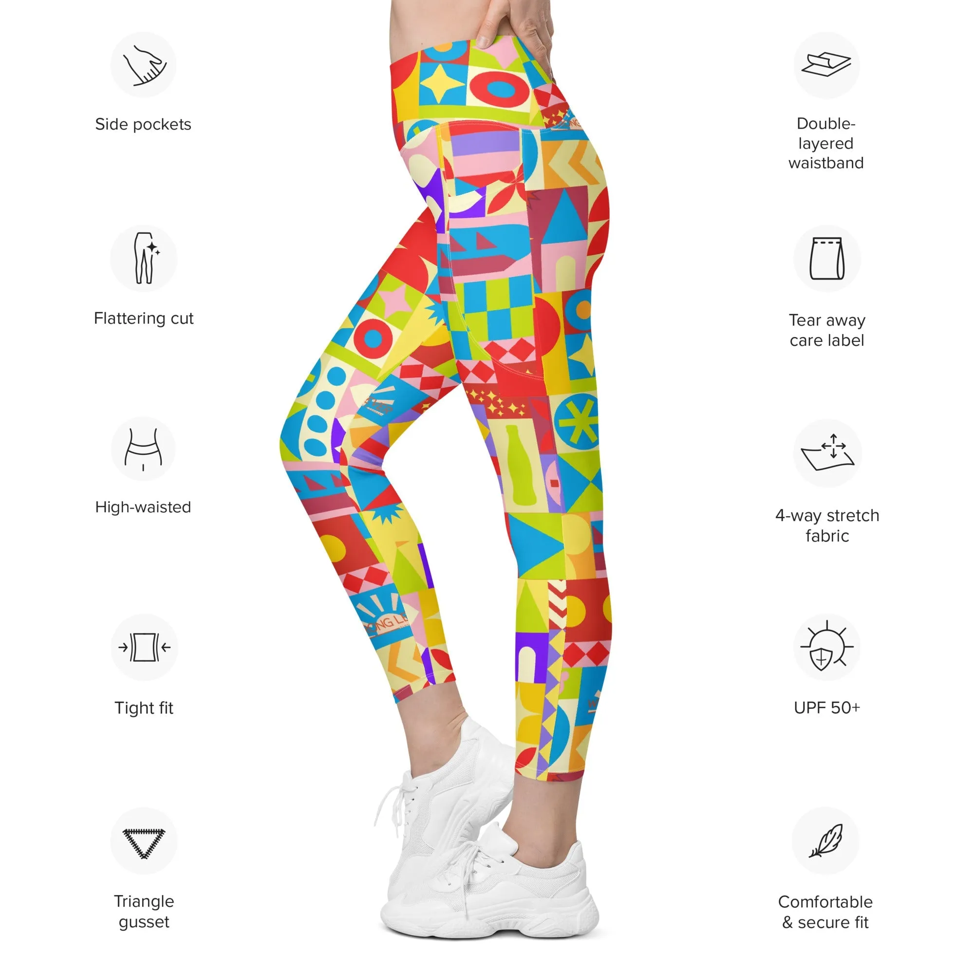 Theme Park Cup Leggings with pockets