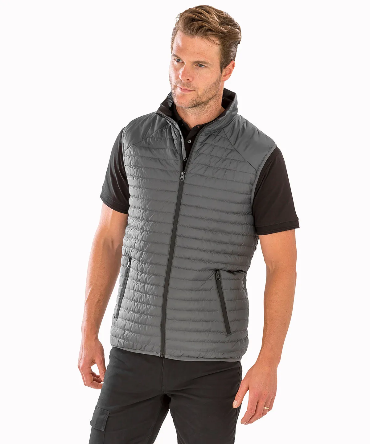 Thermoquilt gilet | Black/Black