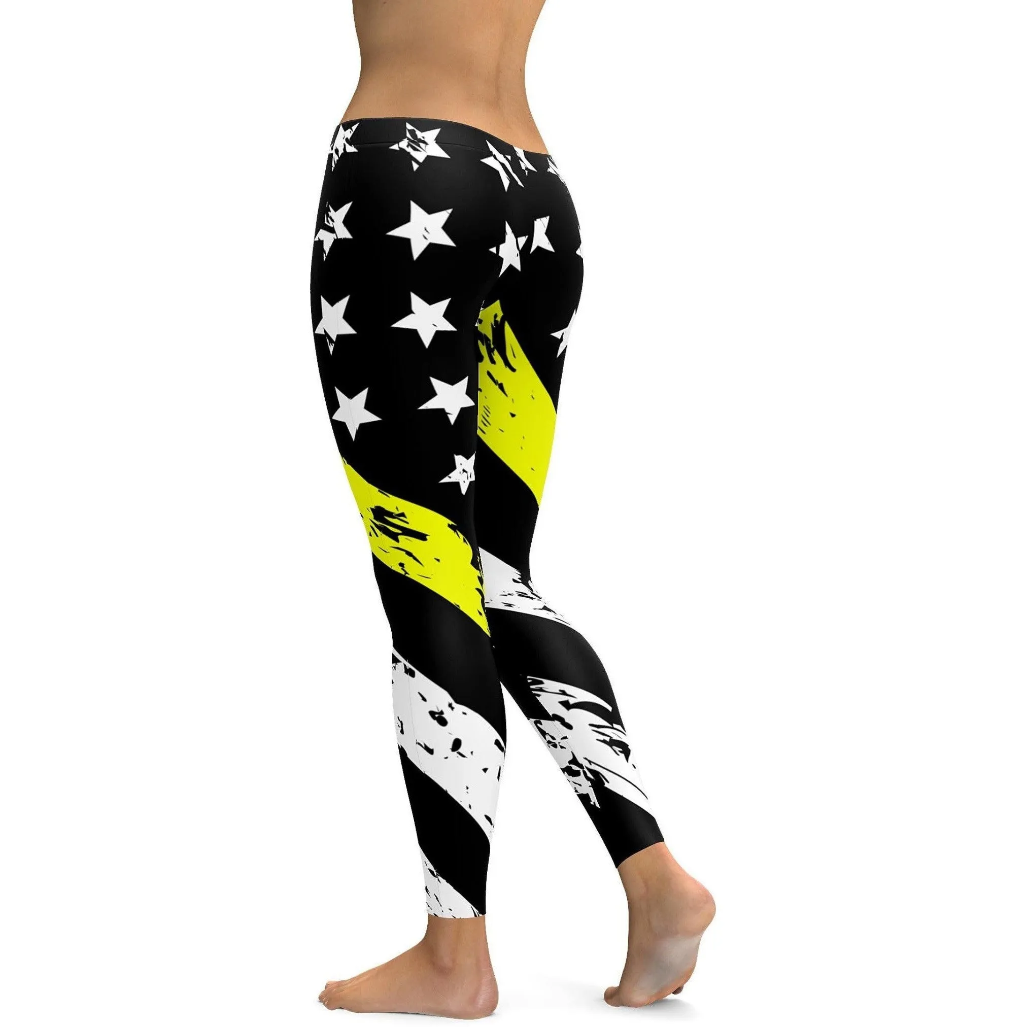 Thin Yellow Line Leggings