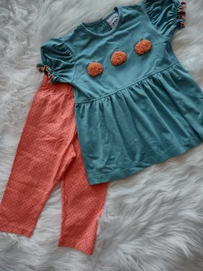 Three Pumpkin Tunic and Leggings