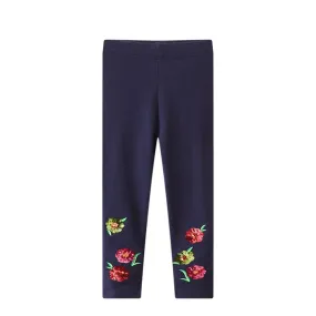 Toddler/Kid Girl's Floral Design Leggings