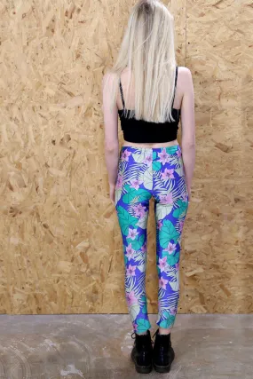 Tropical Print Leggings
