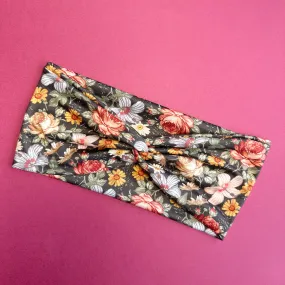 Twistband™ - Dark Vintage Floral
