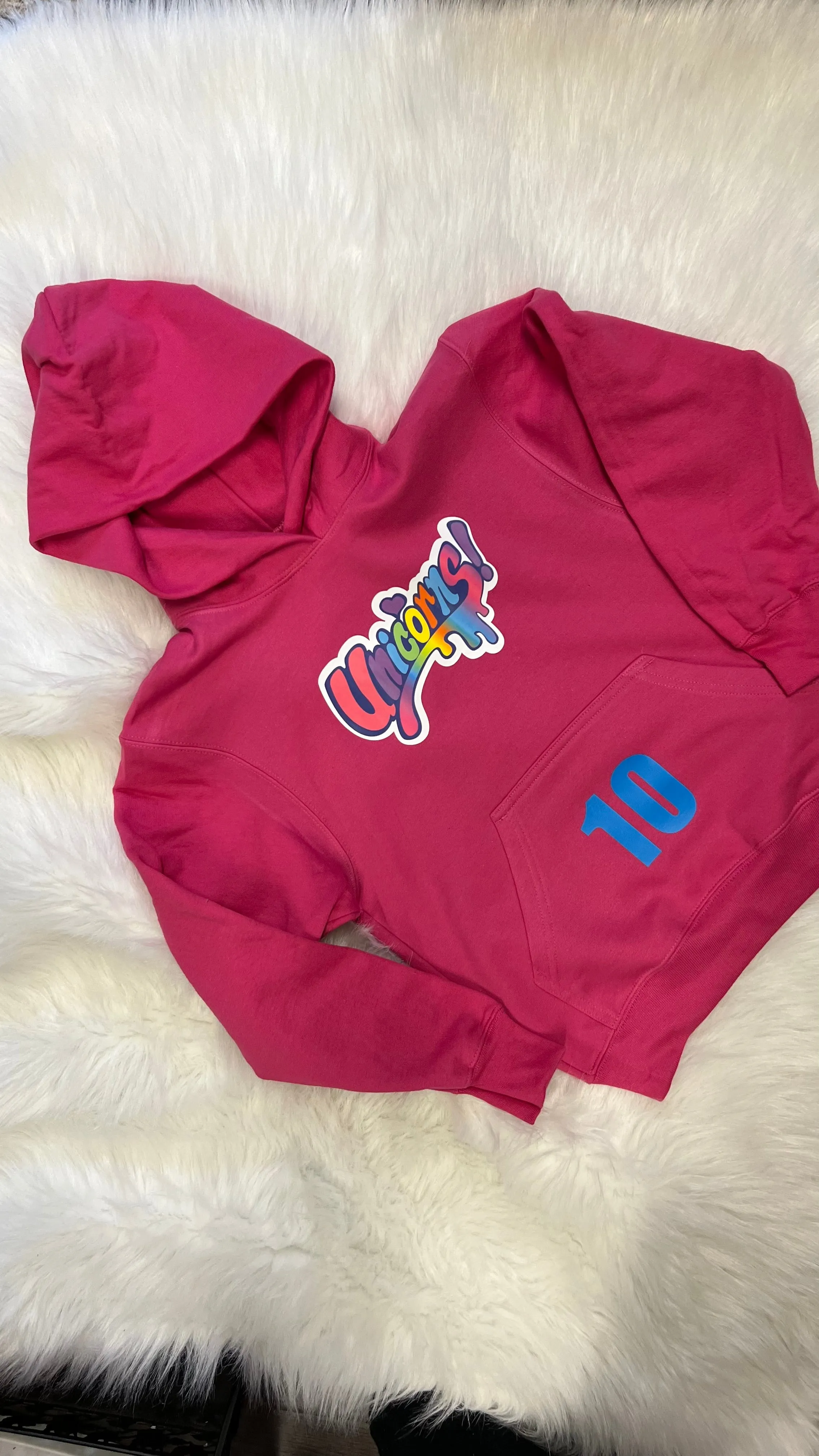 UNICORNS YOUTH PURPLE HOODIE PORT 50/50