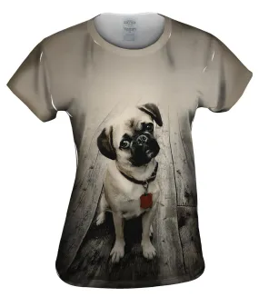 Vintage Wood Pug
