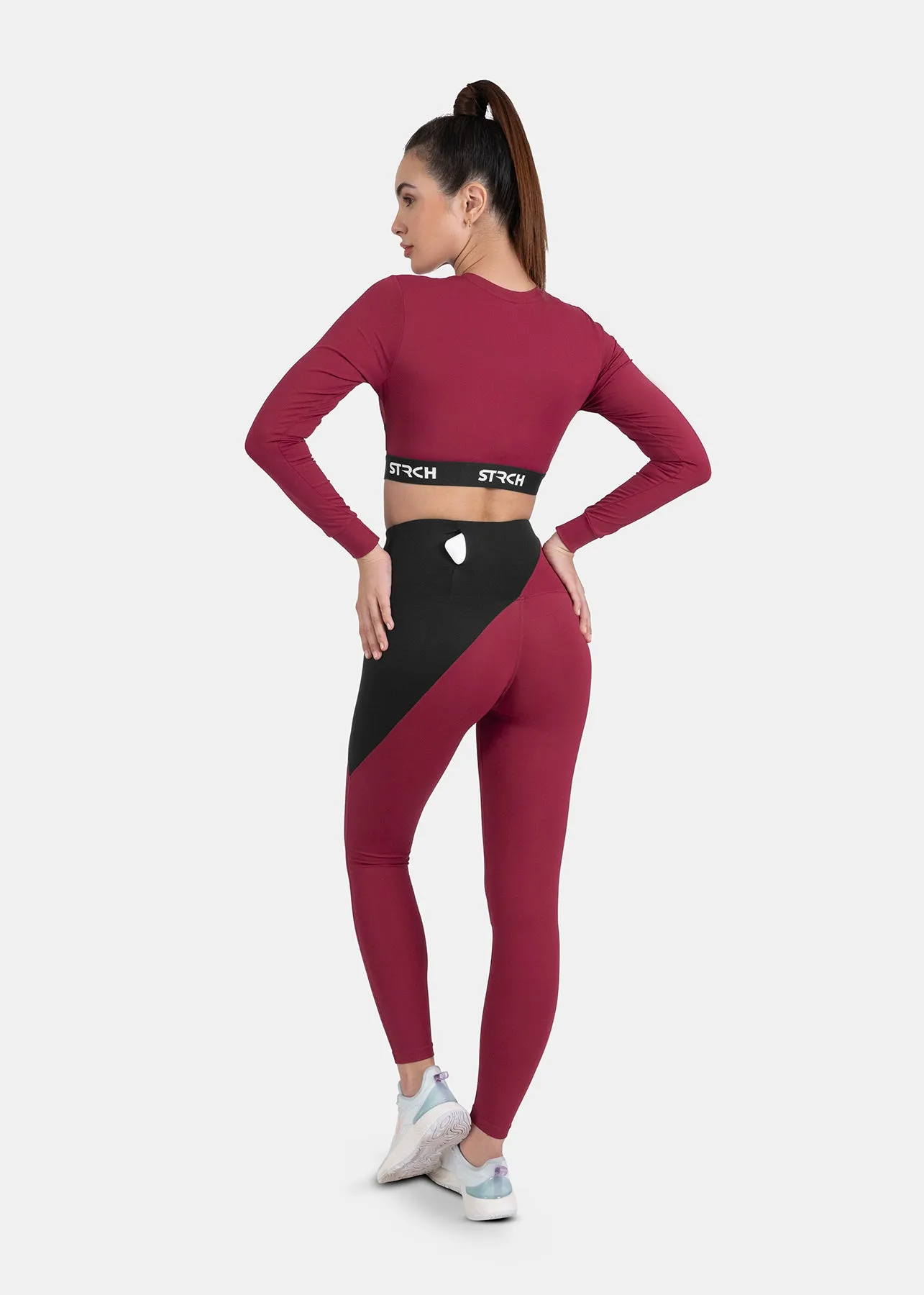 Women's Dual-tone High Waist Leggings