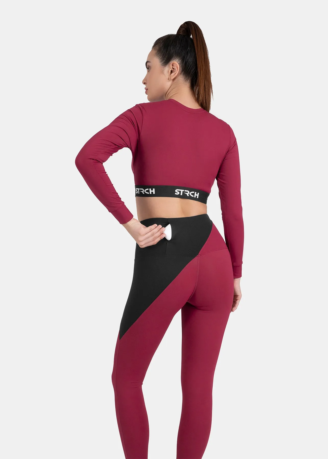 Women's Dual-tone High Waist Leggings