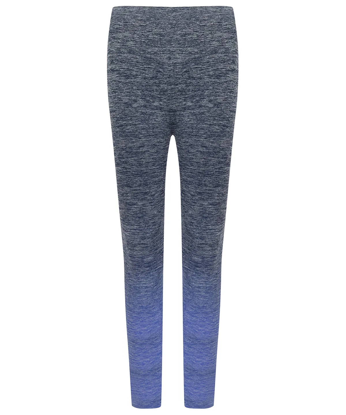 Womens seamless fade out leggings | Navy/Blue Marl